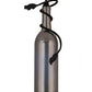 Meyda Lighting Tuscan Vineyard 5" Black Mini Pendant Light With Chrome Wine Bottle Shade