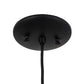 Meyda Lighting Tuscan Vineyard 5" Black Mini Pendant Light With Chrome Wine Bottle Shade