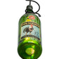 Meyda Lighting Tuscan Vineyard 5" Black Personalized Pendant Light With Green Wine Bottle Shade Glass