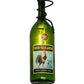 Meyda Lighting Tuscan Vineyard 5" Black Personalized Pendant Light With Green Wine Bottle Shade Glass