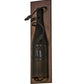 Meyda Lighting Tuscan Vineyard 5" Copper Vein Wine Bottle Wall Sconce With Amber Sandblasted Shade Glass