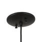 Meyda Lighting Tuscan Vineyard 5" Textured Black Mini Pendant Light With Frosted White Wine Bottle Shade Glass