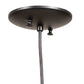 Meyda Lighting Tuscan Vineyard 5" Textured Black Mini Pendant Light With Green Wine Bottle Shade Glass