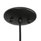 Meyda Lighting Tuscan Vineyard 5" Textured Black Mini Pendant Light With Red Wine Bottle Shade Glass