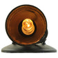 Meyda Lighting Tuscan Vineyard 5" Textured Black Wall Sconce With Amber Wine Bottle Shade Glass