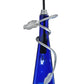 Meyda Lighting Tuscan Vineyard 5" Wrought Iron Nickel Mini Pendant Light With Blue Wine Bottle Shade Glass