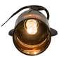 Meyda Lighting Tuscan Vineyard 6" Black Wall Sconce With Amber Wine Bottle Shade Glass