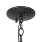 Meyda Lighting Tuscan Vineyard 65616 18" 6-Light Textured Black Chandelier