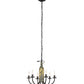 Meyda Lighting Tuscan Vineyard 65616 18" 6-Light Textured Black Chandelier