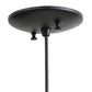 Meyda Lighting Tuscan Vineyard 69253 4" Textured Black Mini Pendant Light With Frosted Green Wine Bottle Shade Glass
