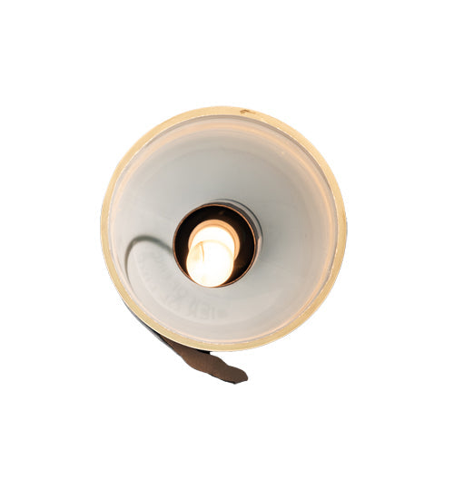 Meyda Lighting Tuscan Vineyard 71220 5" Black Mini Pendant Light With Frosted White Wine Bottle Shade Glass