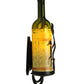 Meyda Lighting Tuscan Vineyard 9" 2-Light Textured Black Personalized Wall Sconce With Customer Supplied Bottles Shade