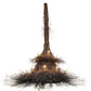 Meyda Lighting Twigs 120" 18-Light 2-Tier Timeless Bronze Chandelier With Faux Candlelight