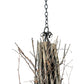 Meyda Lighting Twigs 132" 12-Light Mahogany Bronze Chandelier With Faux Candlelight