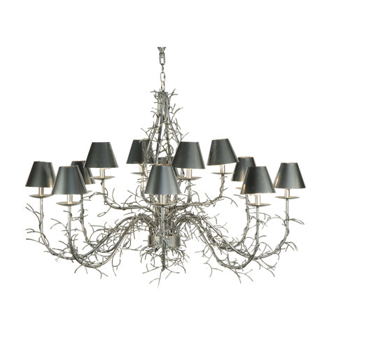 Meyda Lighting Twigs 48" 12-Light Extreme Chrome Chandelier