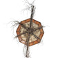 Meyda Lighting Twigs 48" 6-Light Mahogany Bronze Ceiling Medallion Chandelier