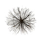 Meyda Lighting Twigs 48" 6-Light Mahogany Bronze Chandelier With Ivory Faux Candlelight