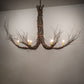 Meyda Lighting Twigs 56" 6-Light Mahogany Bronze Chandelier
