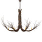 Meyda Lighting Twigs 56" 6-Light Mahogany Bronze Chandelier