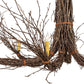 Meyda Lighting Twigs 56" 6-Light Mahogany Bronze Chandelier