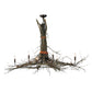 Meyda Lighting Twigs 58" 6-Light Mahogany Bronze Island Chandelier