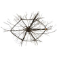 Meyda Lighting Twigs 58" 6-Light Mahogany Bronze Island Chandelier
