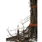 Meyda Lighting Twigs 58" 6-Light Mahogany Bronze Island Chandelier