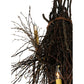 Meyda Lighting Twigs 72" 15-Light 3-Tier Mahogany Bronze Chandelier With Ivory Faux Candlelight