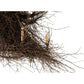 Meyda Lighting Twigs 72" 15-Light 3-Tier Mahogany Bronze Chandelier With Ivory Faux Candlelight