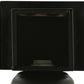 Meyda Lighting Twin Spruce Trees 7" Textured Black Wall Sconce With Silver Mica Shade Glass