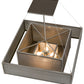 Meyda Lighting Umador 51" 4-Light Silver Steel Pendant Light With Silvery Black Textrene Shade