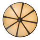 Meyda Lighting Urban 36" 6-Light Timeless Bronze Spoked Semi-flush Mount Ceiling Light With Botticino Idalight Shade Glass