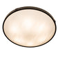 Meyda Lighting Urban 37" 6-Light Timeless Bronze Semi-flush Mount Light With Whitestone Idalight Shade