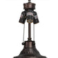 Meyda Lighting Urn 28" 3-Light Mahogany Bronze Table Lamp Base