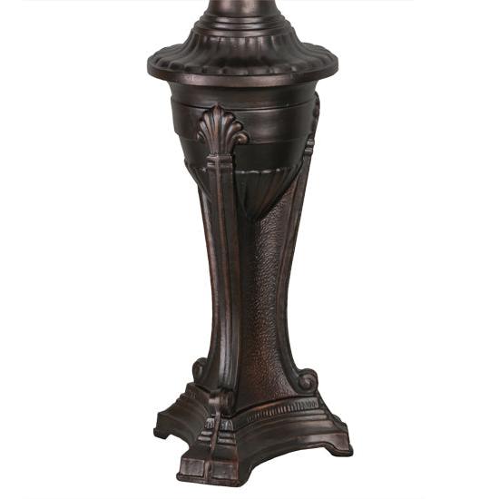 Meyda Lighting Urn 28" 3-Light Mahogany Bronze Table Lamp Base