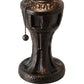 Meyda Lighting Urn 9" Mahogany Bronze Table Lamp Base