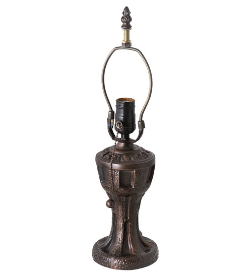 Meyda Lighting Urn 9" Mahogany Bronze Table Lamp Base