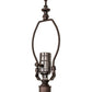 Meyda Lighting Urn Handle 63" Mahogany Bronze Floor Lamp Base