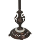 Meyda Lighting Urn Handle 63" Mahogany Bronze Torchiere Floor Lamp Base