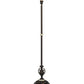 Meyda Lighting Urn Handle 63" Mahogany Bronze Torchiere Floor Lamp Base