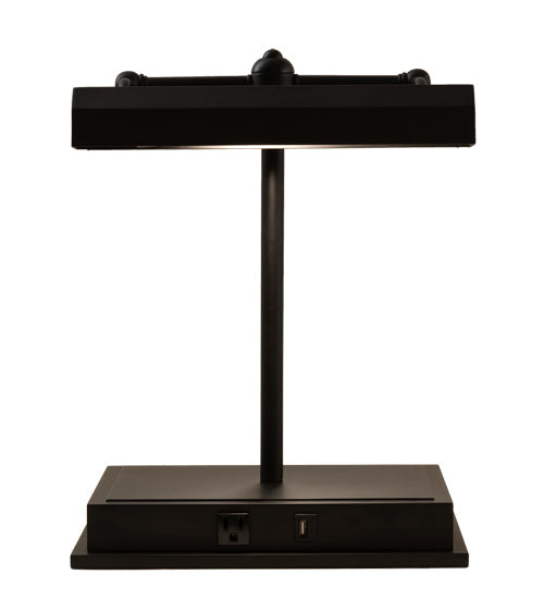 Meyda Lighting Utica 17" 2-Light Oil Rubbed Bronze Table Lamp