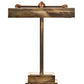 Meyda Lighting Utica Library 16" 2-Light Antique Brass Banker's Table Lamp