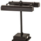 Meyda Lighting Utica Library 16" 2-Light Oil Rubbed Bronze Banker's Table Lamp