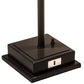 Meyda Lighting Utica Library 16" 2-Light Oil Rubbed Bronze Banker's Table Lamp