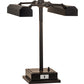 Meyda Lighting Utica Library 16" 2-Light Oil Rubbed Bronze Banker's Table Lamp