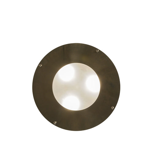 Meyda Lighting Utopia 22" 3-Light Polished Nickel Synchronic Pendant Light With Multi-Colored Shade Glass