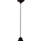 Meyda Lighting Valencia 7" Mahogany Bronze Mission Mini Pendant Light With Multi-Colored Shade Glass