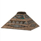 Meyda Lighting Valencia Mission 20" Multi-Colored Stained Shade Glass