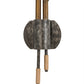 Meyda Lighting Varillas 12" 2-Light LED Silicon Bronze & Black Nickel Wall Sconce