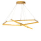 Meyda Lighting Vela 70" Goldtastic Cascading Pendant Light With White Statuario Idalight Shade